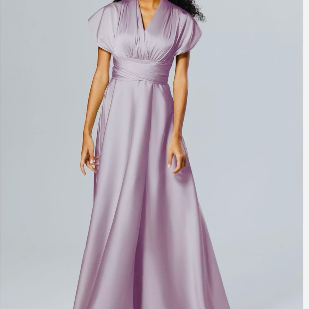 Elegant Lavender Evening Gown